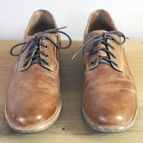 Bed Stu Galao TAN DIP DYE TREMOLO WASH Casual Dress Laced Shoes US 12 main image 5